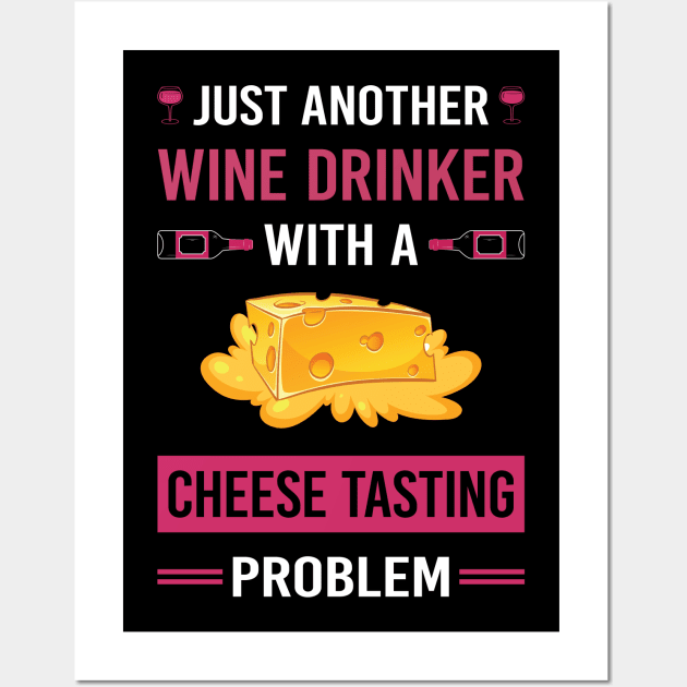 Wine Drinker Cheese Tasting Wall Art by Good Day